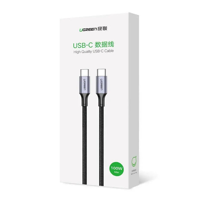 Ugreen US316 70429 USB-C - USB-C PD QC FCP Cable 100W 5A 480Mb/s 2m - Gray - Cell phone cables<<<HurtelXML