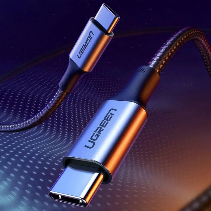 Ugreen US316 70429 USB-C - USB-C PD QC FCP Cable 100W 5A 480Mb/s 2m - Gray - Cell phone cables<<<HurtelXML