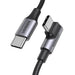 Ugreen US334 70645 USB-C (angled) / USB-C (straight) cable 100W PD 2m - black - Cell phone cables<<<HurtelXML