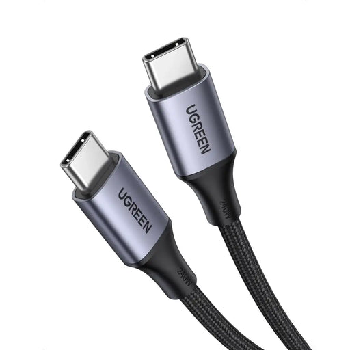 Ugreen US535 USB-C / USB-C PD cable 240W 5A 1m - gray - Cell phone cables<<<HurtelXML