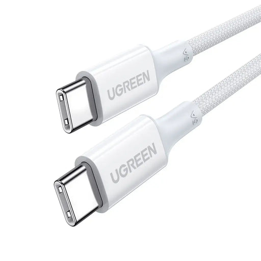 Ugreen US557 USB-C / USB-C PD cable 100W 1m - white - Cell phone cables<<<HurtelXML