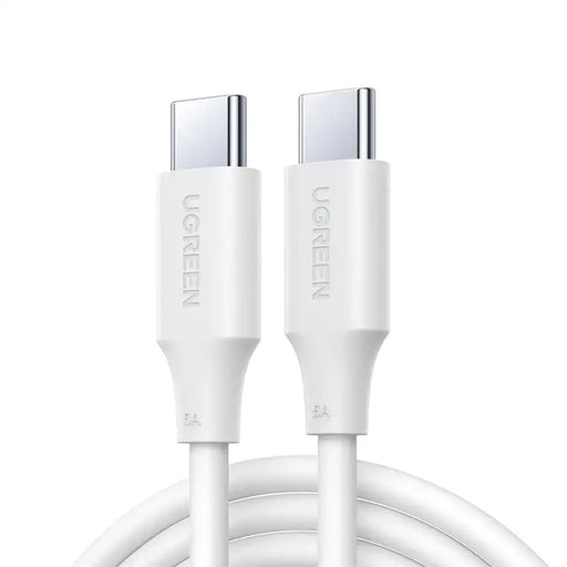 Ugreen US562 USB-C / USB-C PD cable 100W 2m - white - Cell phone cables<<<HurtelXML