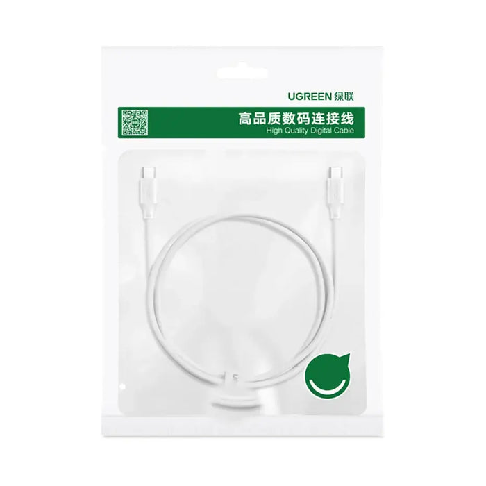 Ugreen US562 USB-C - USB-C PD QC cable 100W 480Mb/s 1m - white - Cell phone cables<<<HurtelXML