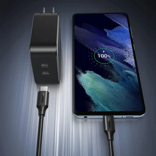 Ugreen US562 USB-C - USB-C PD QC cable 100W 5A 480Mb/s 1.5m - black - Cell phone cables<<<HurtelXML