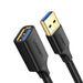 Ugreen USB-A (male) - USB-A (female) adapter extension cable USB 3.0 5Gb/s 0.5m black (US129) - Cell phone