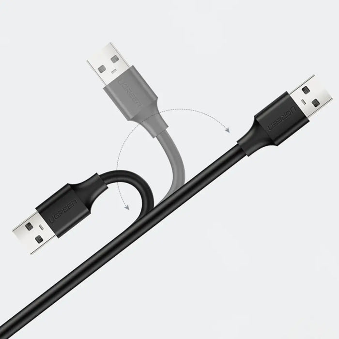 Ugreen USB (male) - USB (female) 2.0 extension cable 480Mb/s 1.5m black (US103) - Cell phone cables<<<HurtelXML