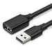 Ugreen USB (male) - USB (female) 2.0 extension cable 480Mb/s 1.5m black (US103) - Cell phone cables<<<HurtelXML