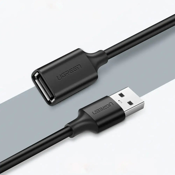 Ugreen USB (male) - USB (female) 2.0 extension cable 480Mb/s 3m black (US103) - Cell phone cables<<<HurtelXML