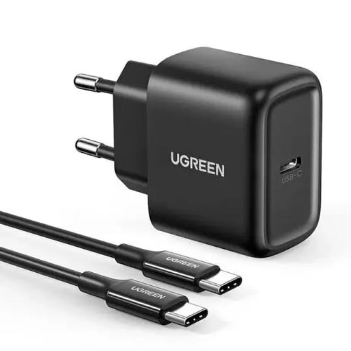 Ugreen USB Type C charger 25W Power Delivery + USB Type C cable 2m black (50581) - Cell phone USB charger<<<HurtelXML