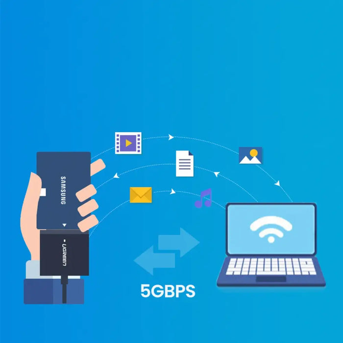 Ugreen USB3.0 adapter for 2.5’’ / 3.5’’ SATA disk black (CM257) - Disk adapters<<<HurtelXML