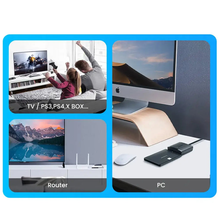 Ugreen USB3.0 adapter for 2.5’’ / 3.5’’ SATA disk black (CM257) - Disk adapters<<<HurtelXML