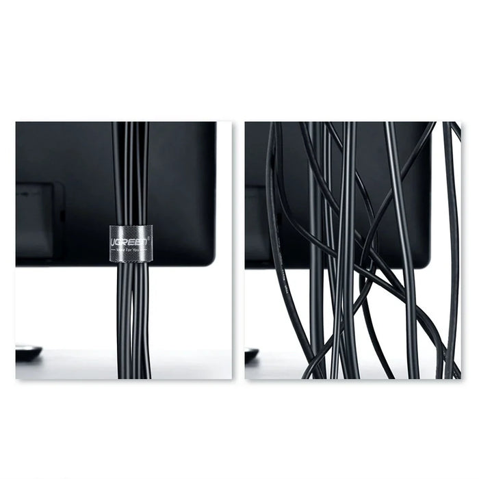 Ugreen Velcro Velcro cable organizer 5m black (40356) - Cable organizers<<<HurtelXML