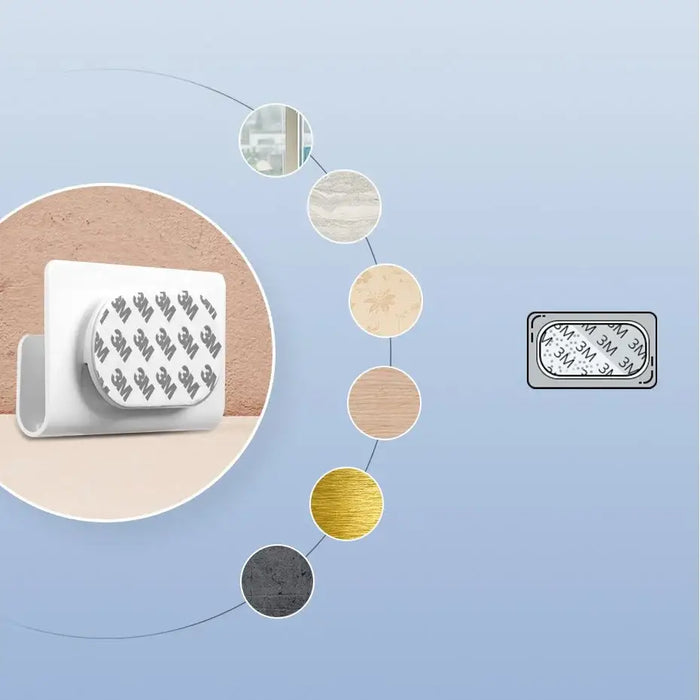 Ugreen wall mount smartphone stand for charging white (30394) - Cell phone holders<<<HurtelXML