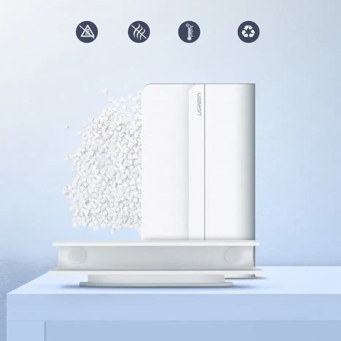 Ugreen wall mount smartphone stand for charging white (30394) - Cell phone holders<<<HurtelXML