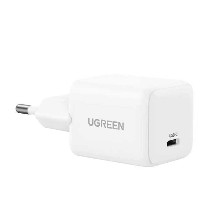 Ugreen X513 30W GaN 1x USB-C Wall Charger - White - Cell phone USB charger<<<HurtelXML&&&Зарядни устройства<<<Аксесоари