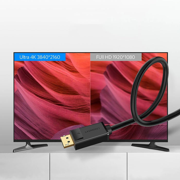 Ugreen DP102 10212 DisplayPort 1.2 4K / DisplayPort 1.2 4K Cable 3m - Black