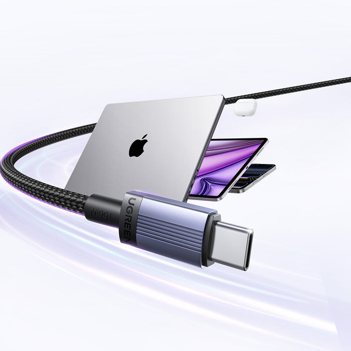 Ugreen USB-C to USB-C PD Cable 100W 5A 1m - Black