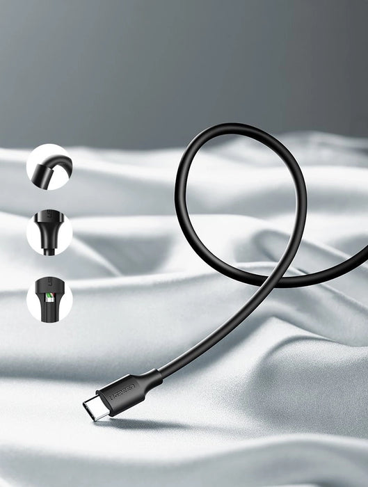 Ugreen US287 60116 USB-A / USB-C 2A cable 1m - black