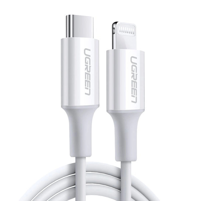 Ugreen US171 Lightning - USB-C MFi PD cable 20W 480Mb/s 1m - white