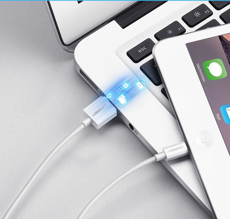 Ugreen US155 20728 USB-A / Lightning MFi 2.4A cable 1m - white