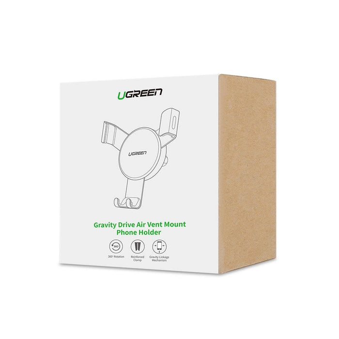 Ugreen LP130 40907 gravity phone holder for car air vent - silver