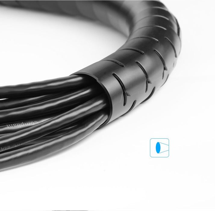 Ugreen LP121 cover 30818 cable organizer 1.5m - black