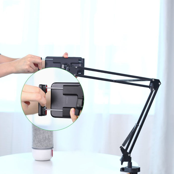 Ugreen Folding Arm Desk Table Tripod Holder for Phone Tablet Black/Grey (50394)