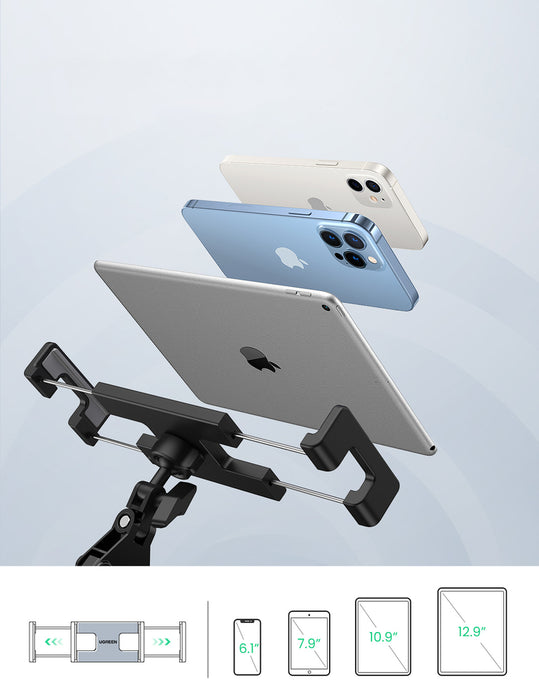 Ugreen Folding Arm Desk Table Tripod Holder for Phone Tablet Black/Grey (50394)