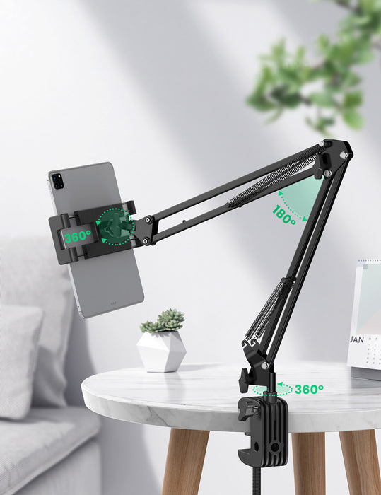 Ugreen Folding Arm Desk Table Tripod Holder for Phone Tablet Black/Grey (50394)