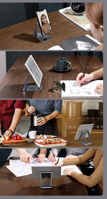 Ugreen metal aluminum folding phone holder tablet gray (LP263 80708)