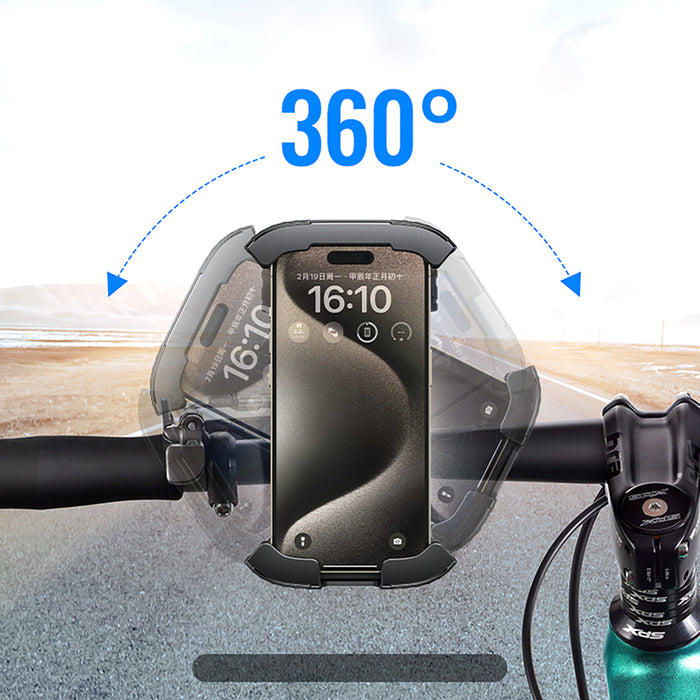 Ugreen Universal Bike Phone Holder for Bike Motorcycle Handlebar Black (LP494 Black)