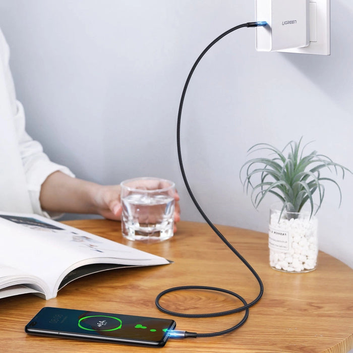 Ugreen US316 90120 USB-C - USB-C PD QC FCP cable 100W 5A 480Mb/s 3m - gray