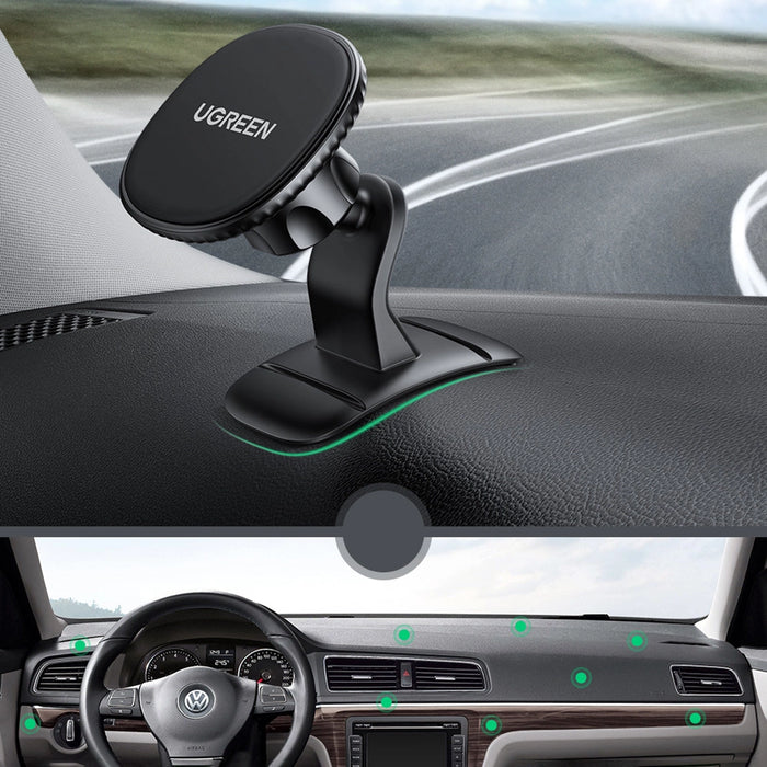 Ugreen Magnetic Car Phone Holder Self-Adhesive for Dashboard Black (LP292)