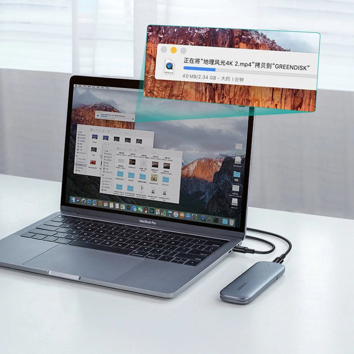 Ugreen US300 USB-C - USB-C PD QC FCP cable 100W 5A 480Mb/s 2m - white