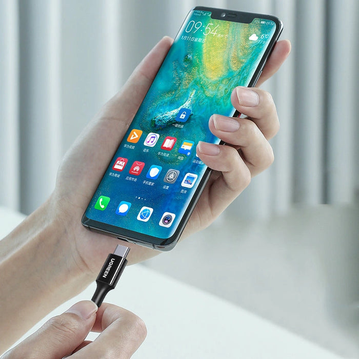 Ugreen US300 USB-C - USB-C PD QC FCP cable 100W 5A 480Mb/s 2m - white