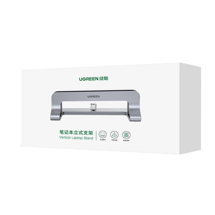 Ugreen Aluminum Vertical Stand Holder Stand for MacBook Laptop Tablet Silver (20471 LP258)