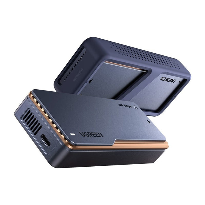 Ugreen D703 USB4 40Gb/s M.2 NVMe SSD Enclosure with Active Cooling - Gray
