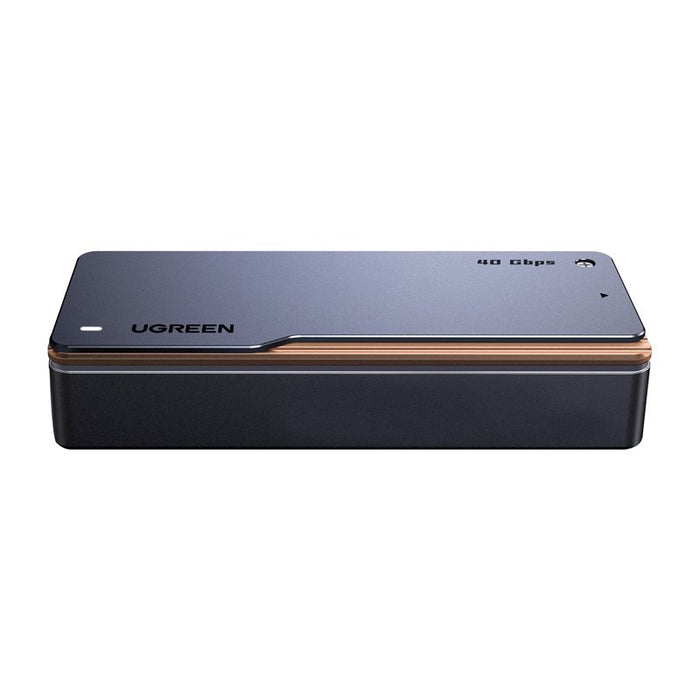 Ugreen D703 USB4 40Gb/s M.2 NVMe SSD Enclosure with Active Cooling - Gray
