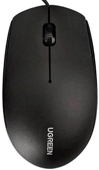 Ugreen wired optical mouse - black