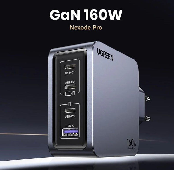 UNIVERSAL CHARGER X763 220V 3xUSB-C 1xUSB A GaN 160W UGREEN