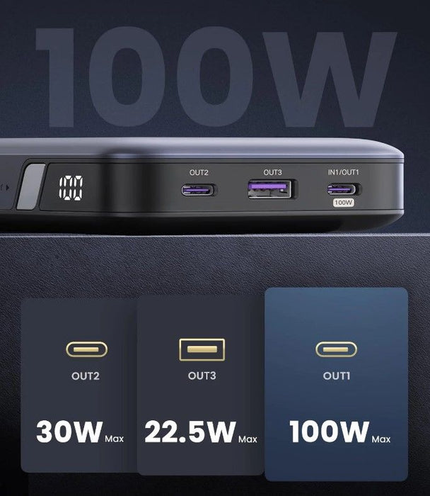 POWER BANK 20,000mAh, FAST CHARGING, 10 PB720 UGREEN