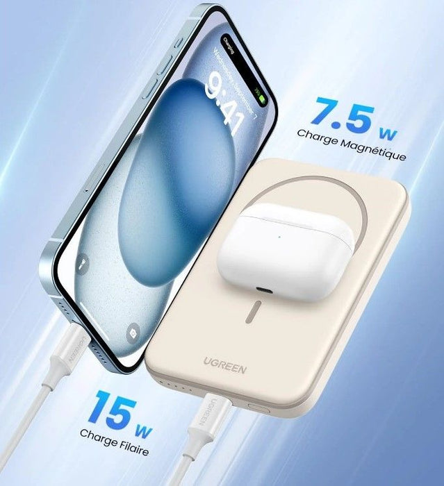 POWER BANK 5,000mAh Mini MAGNETIC WIR PB560 UGREEN