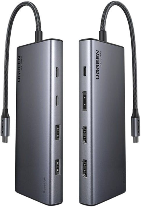 MULTIFUNCTIONAL ADAPTER 8in1 HDMI/DP/100WPD CM639 UGREEN