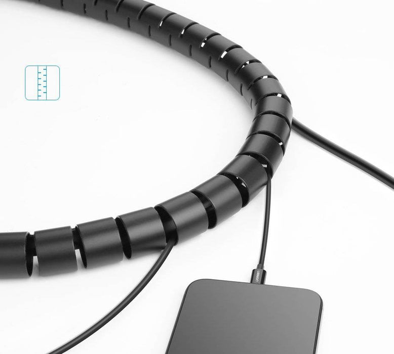 Ugreen LP121 cover 30818 cable organizer 1.5m - black