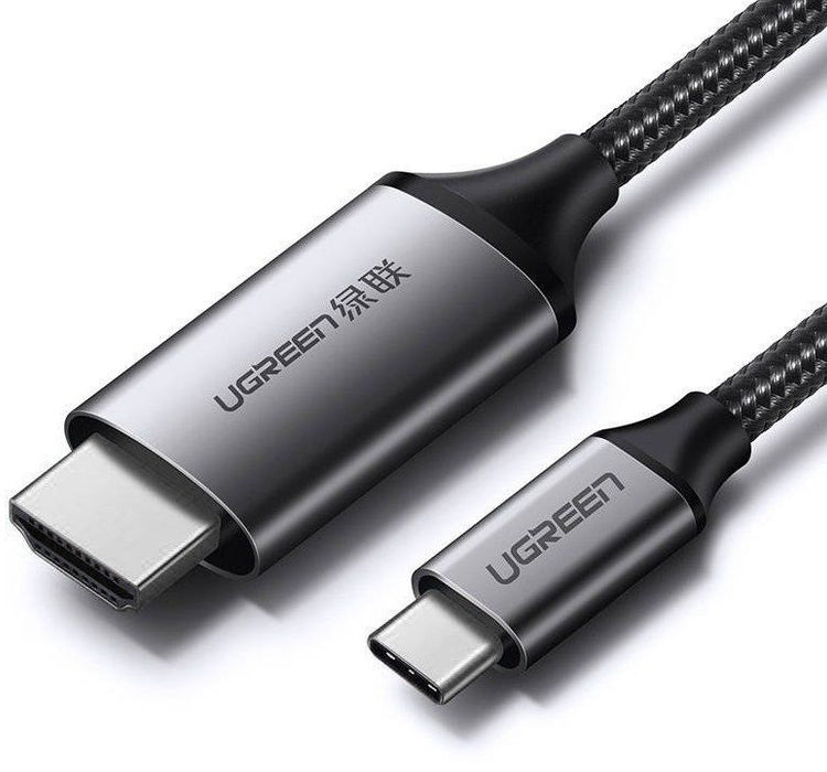 Ugreen cable HDMI cable - USB Type C 4K 60 Hz 1.5 m black-gray (MM142 50570)