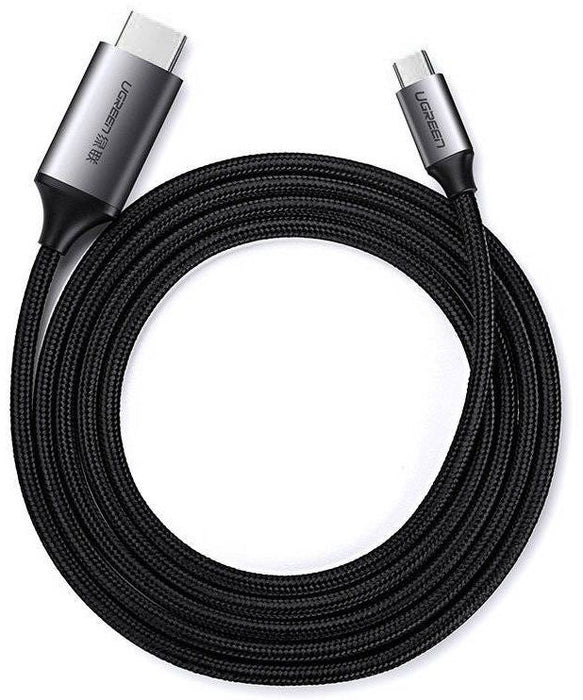 Ugreen cable HDMI cable - USB Type C 4K 60 Hz 1.5 m black-gray (MM142 50570)