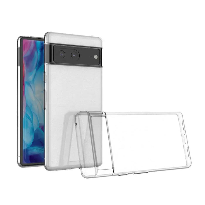 Ultra Clear 0.5mm Case for Google Pixel 7a Slim Cover Transparent - Cell phone cases and covers<<<HurtelXML