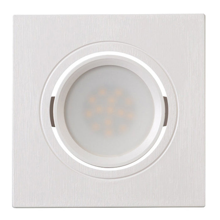 BUILT-IN MOON SQUARE GU10 MOVABLE WHITE ULTRALUX PLV1GU10