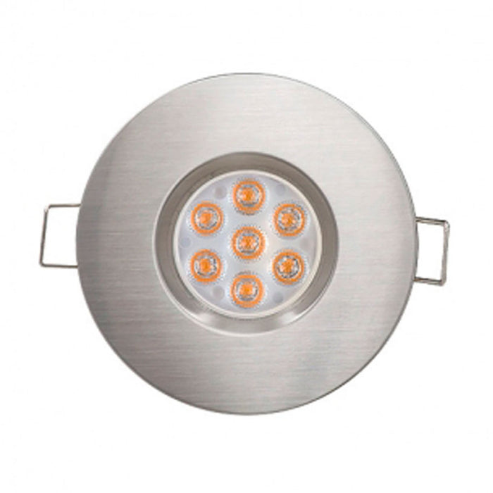 LED MOON CIRCLE 6.5W 600LM 2700K IP44 NICKEL ULTRALUX