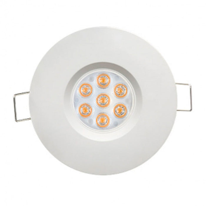 LED MOON CIRCLE 6.5W 600LM 2700K IP44 WHITE ULTRALUX